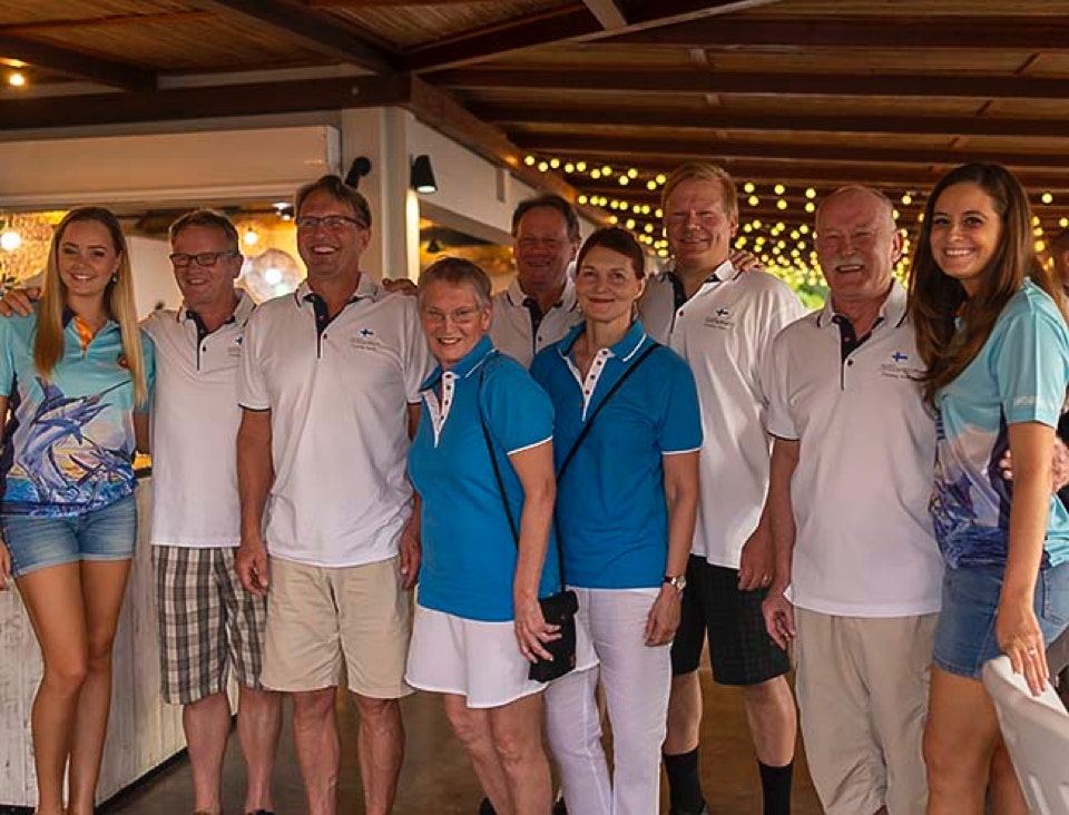 Suomi osallistuu  Reijo Loukon johdolla vuosittain marliinikisaan Mauritiuksella