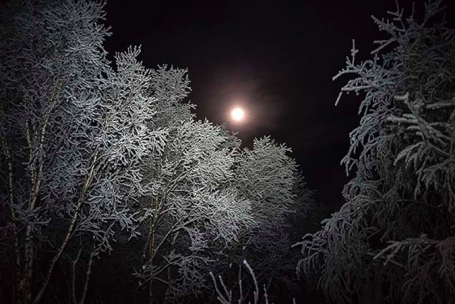 Kaamos päättyy Utsjoella tammikuun puolivälin jälkeen, revontulet