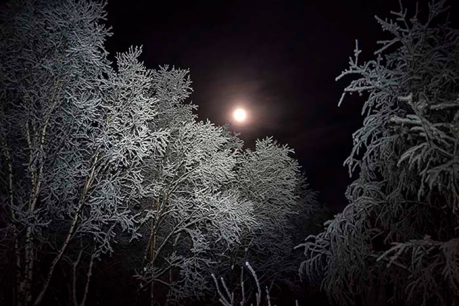 Kaamos päättyy Utsjoella tammikuun puolivälin jälkeen, revontulet